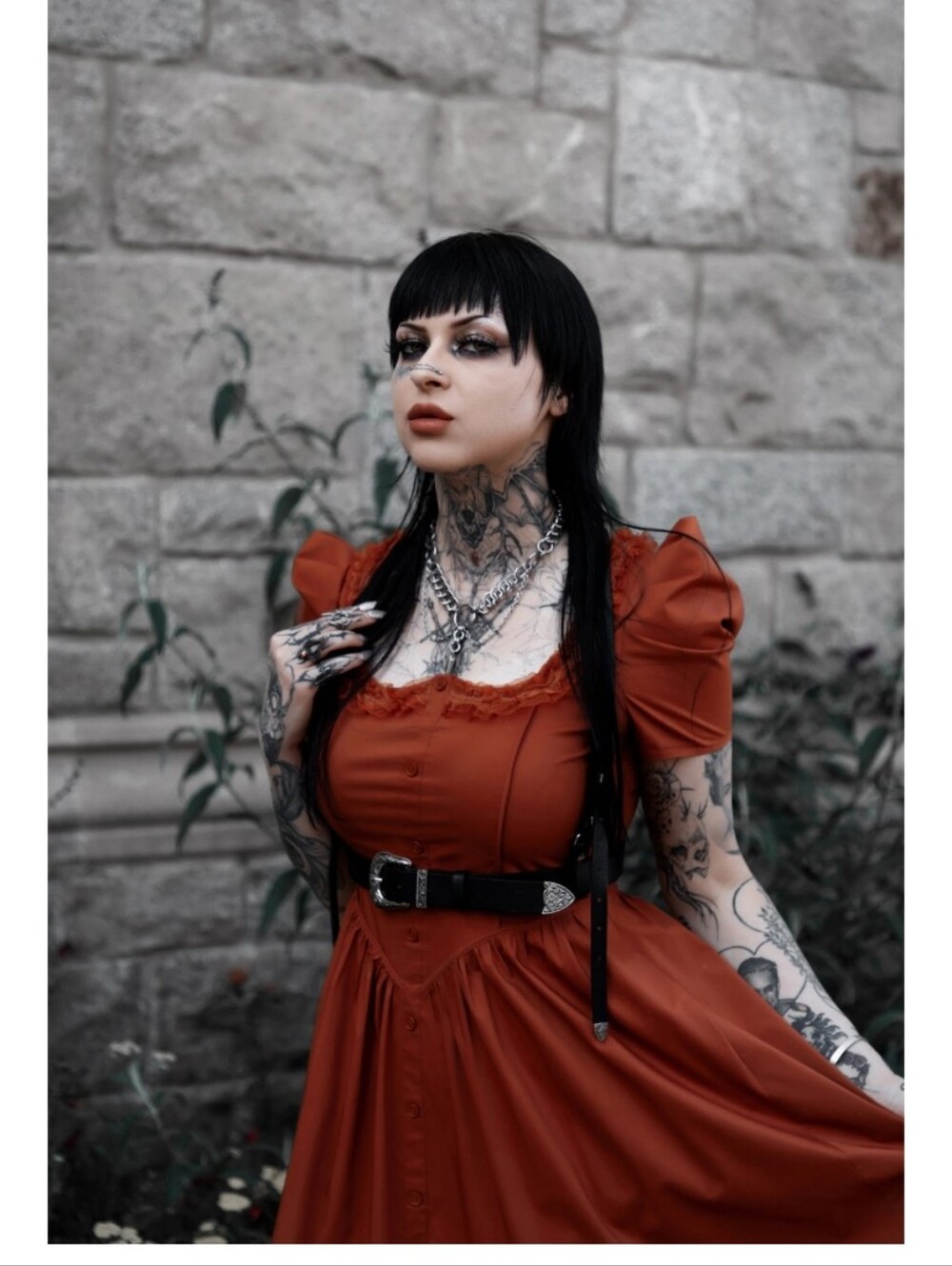 New Brulé Dress by Lively Ghosts. Elegant burnt orange Sold Out